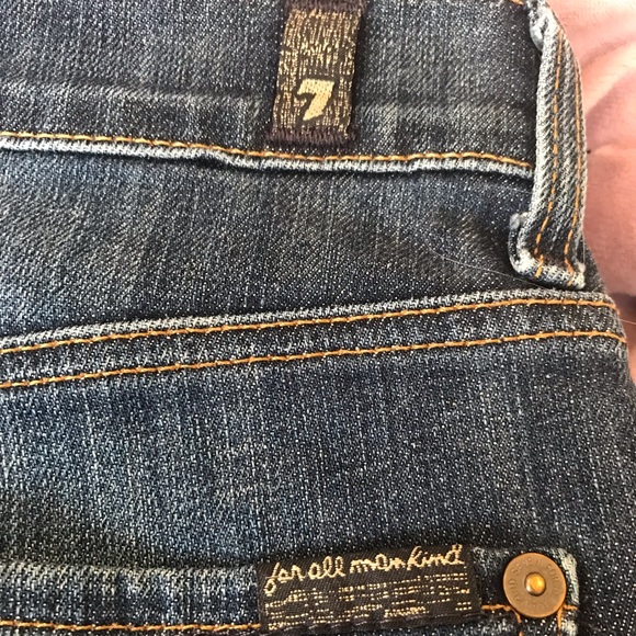 7 for All Mankind Slimmy Fit Denim - Straight Leg Sz 36 - Picture 4 of 10